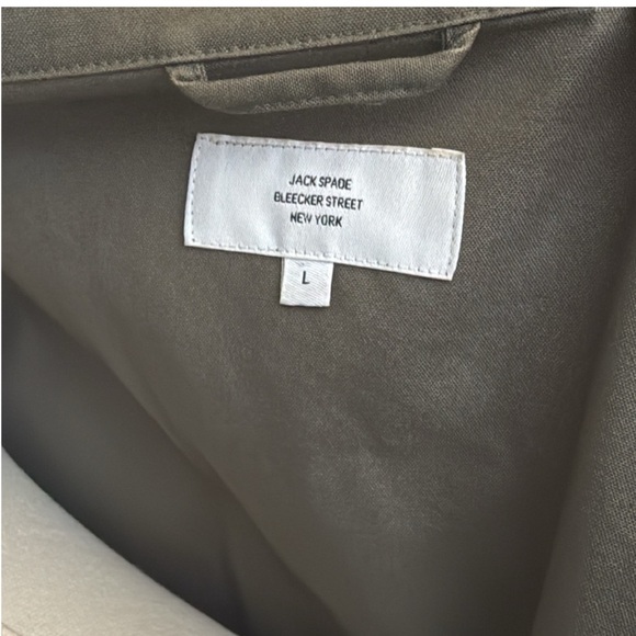 Men's Olive Green Jack Spade Jacket - Picture 6 of 8